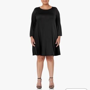 Elegant Black A-Line Dress